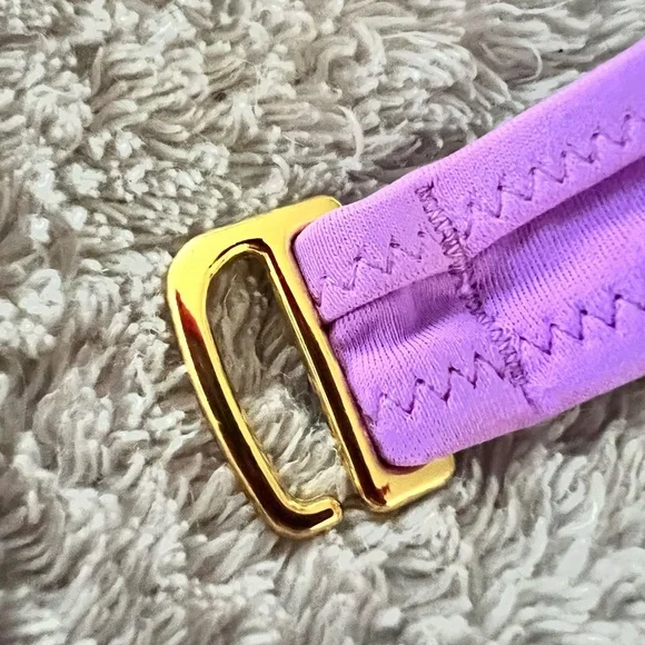 RARE Victoria's Secret Lavender bikini 32B top and XS bottom Swimwear - Picture 12 of 12